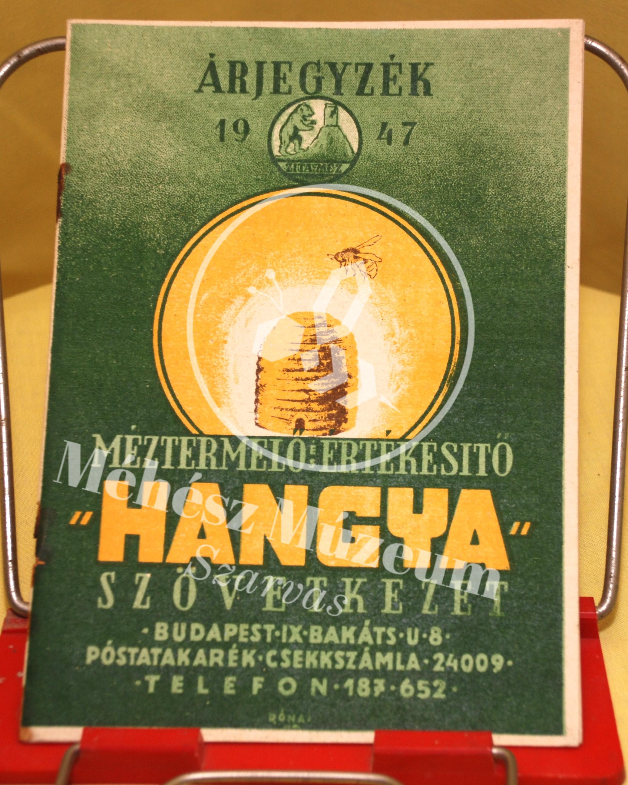Hangya Szövetkezeti árjegyzék
